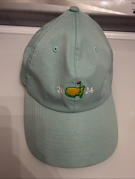 Masters Accessories - Masters Mint Green Cap with Yellow & Green Embroidered Logo